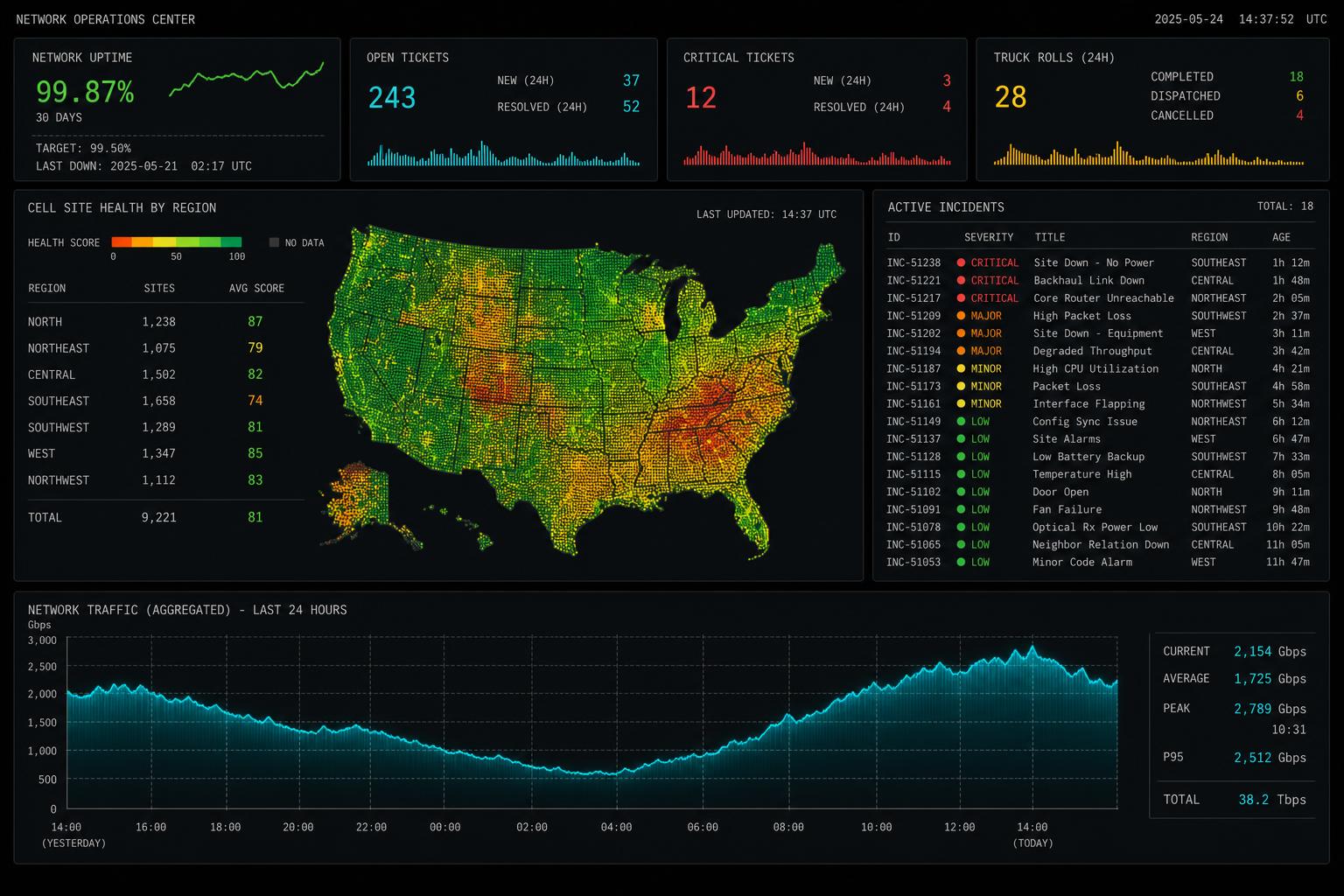 Portfolio Intelligence - mission application preview